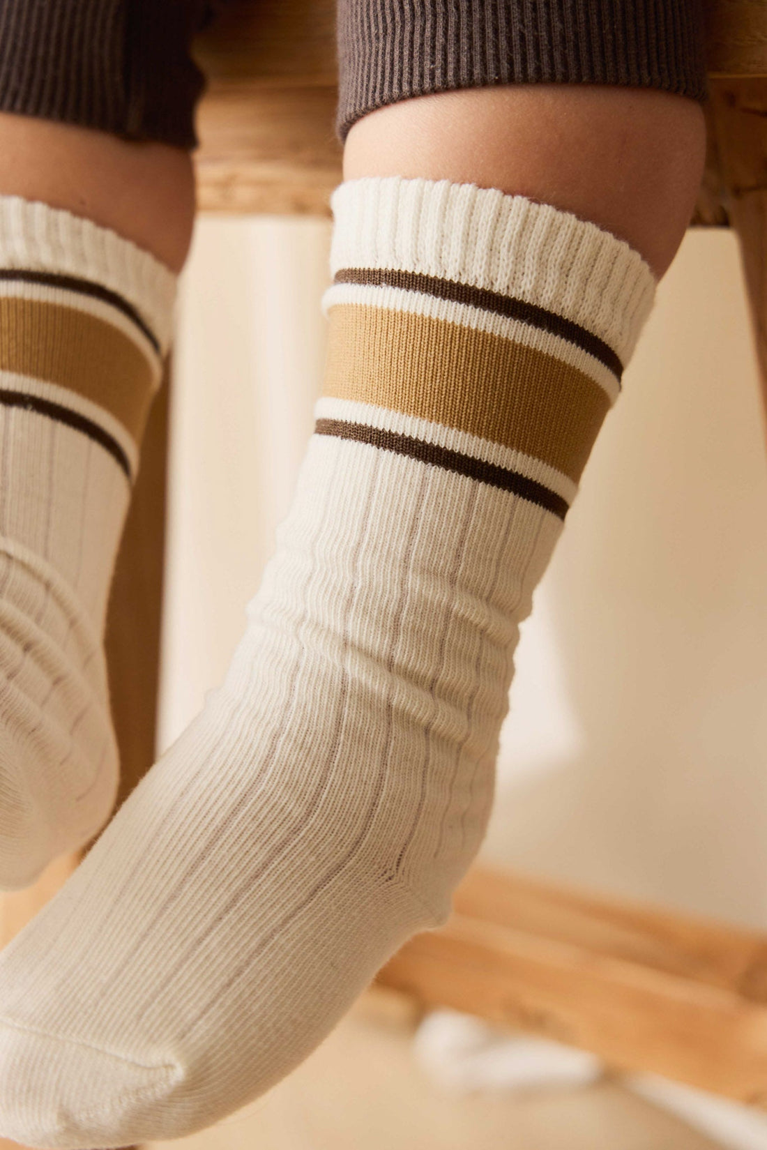 Sporty Sock - Cloud/Balm Childrens Sock from Jamie Kay NZ