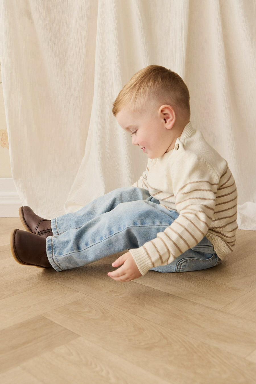Rueben Pant - Antique Blue Childrens Pant from Jamie Kay NZ
