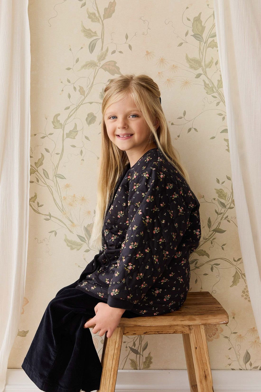 Adalyn Pant - Ebony Childrens Pant from Jamie Kay NZ