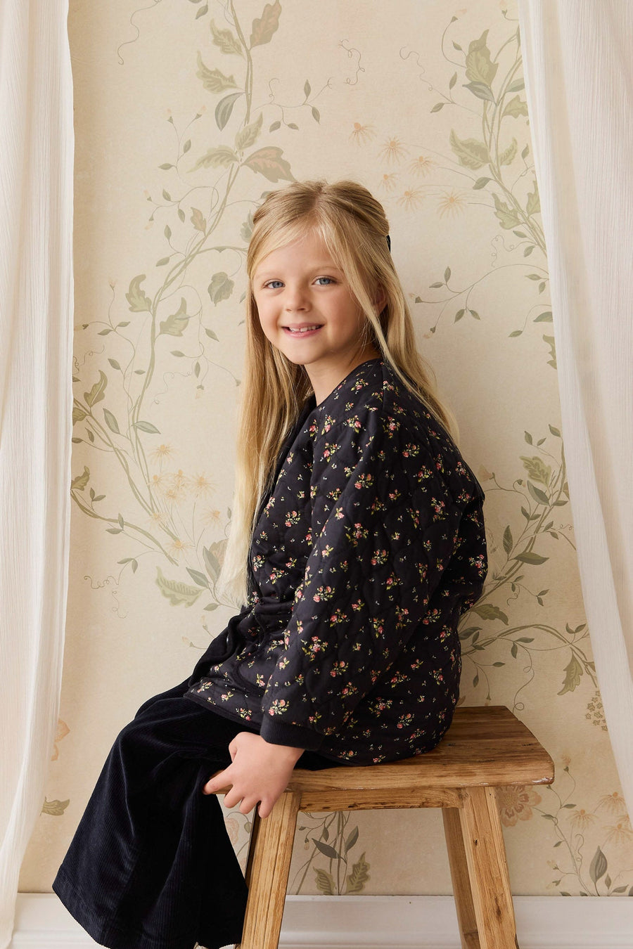 Adalyn Pant - Ebony Childrens Pant from Jamie Kay NZ