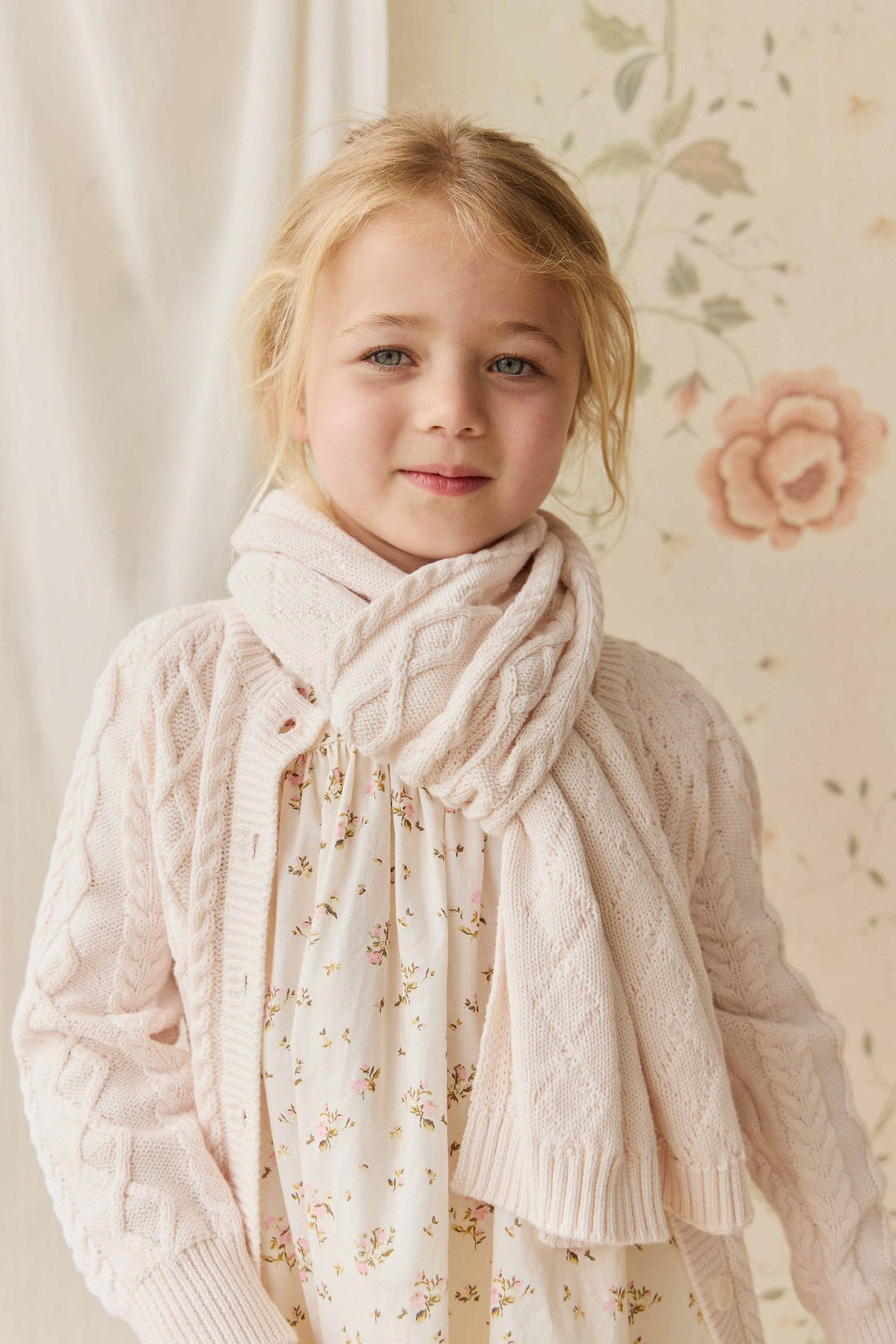 Alexis Scarf - Cosy Mauve Childrens Scarf from Jamie Kay NZ