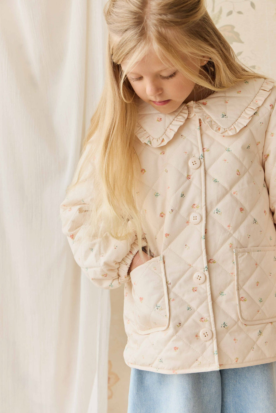 Kora Jacket - Sweet Magnolia Childrens Jacket from Jamie Kay NZ