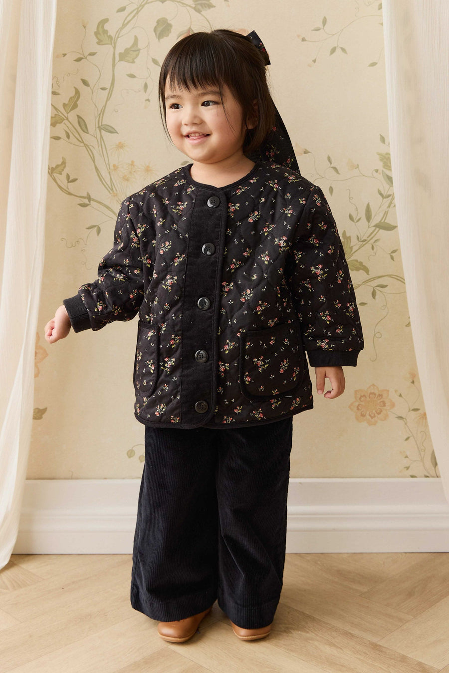 Adalyn Pant - Ebony Childrens Pant from Jamie Kay NZ