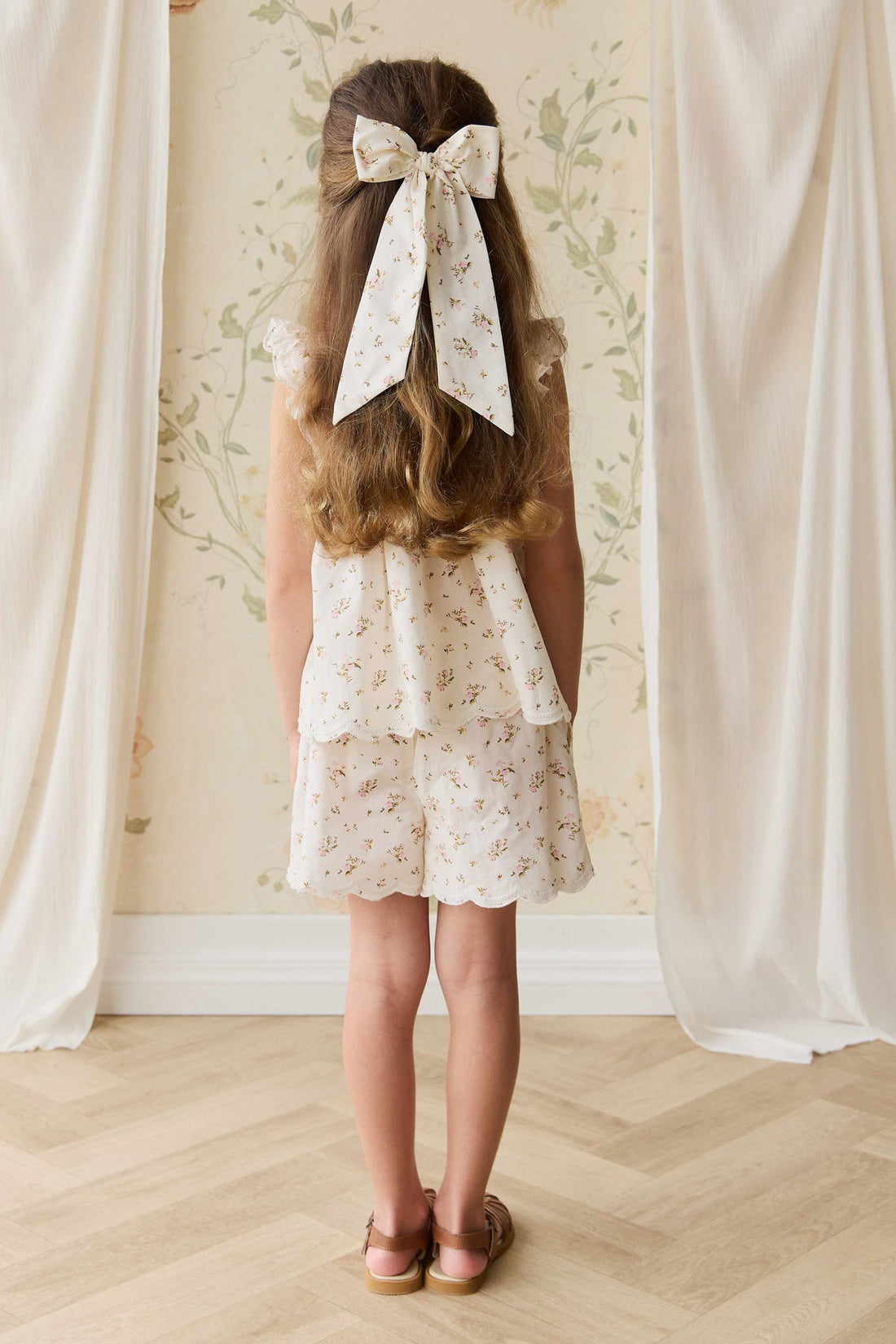 Organic Cotton Haylen Short - Bianca Antique Childrens Short from Jamie Kay NZ