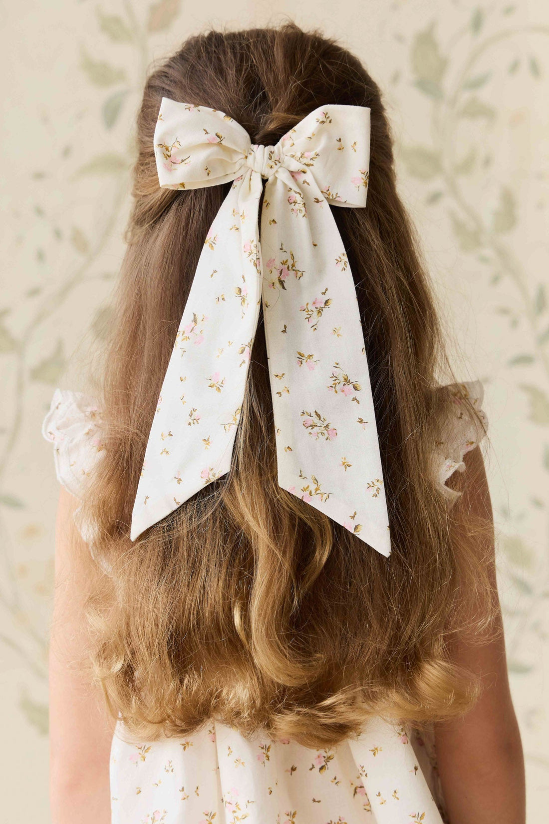Organic Cotton Alora Bow - Bianca Antique Childrens Bow from Jamie Kay NZ