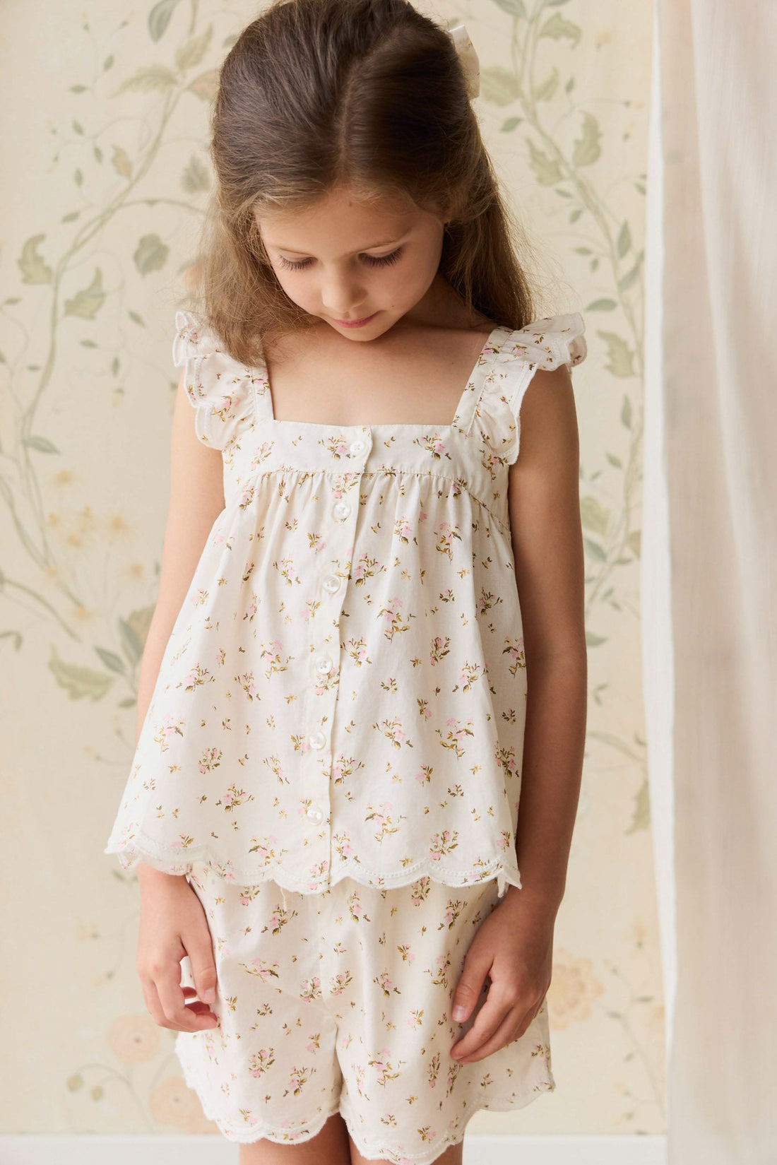 Organic Cotton Haylen Top - Bianca Antique Childrens Top from Jamie Kay NZ
