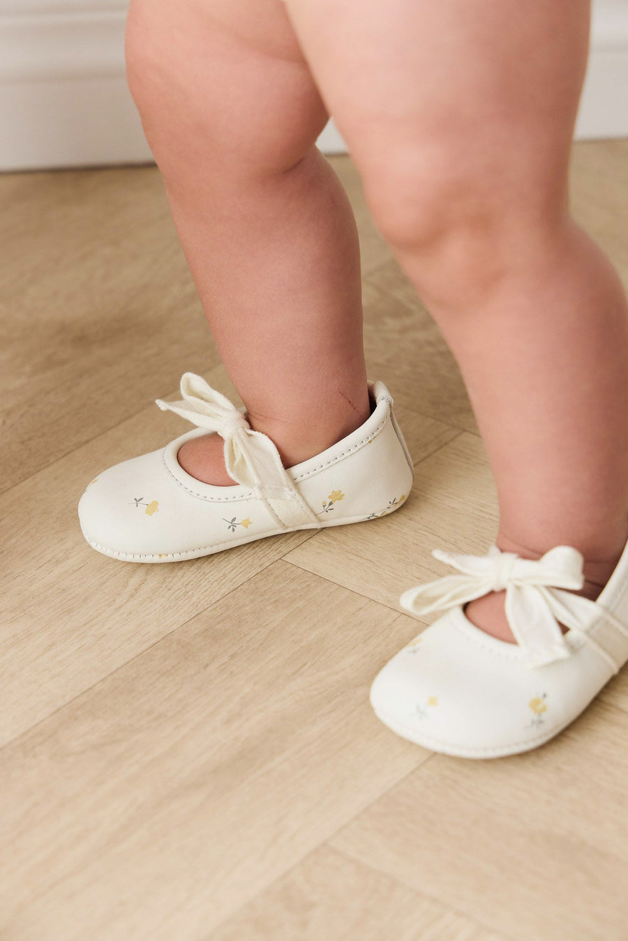 Baby Ballerinas - Vintage Ditsy Childrens Footwear from Jamie Kay NZ