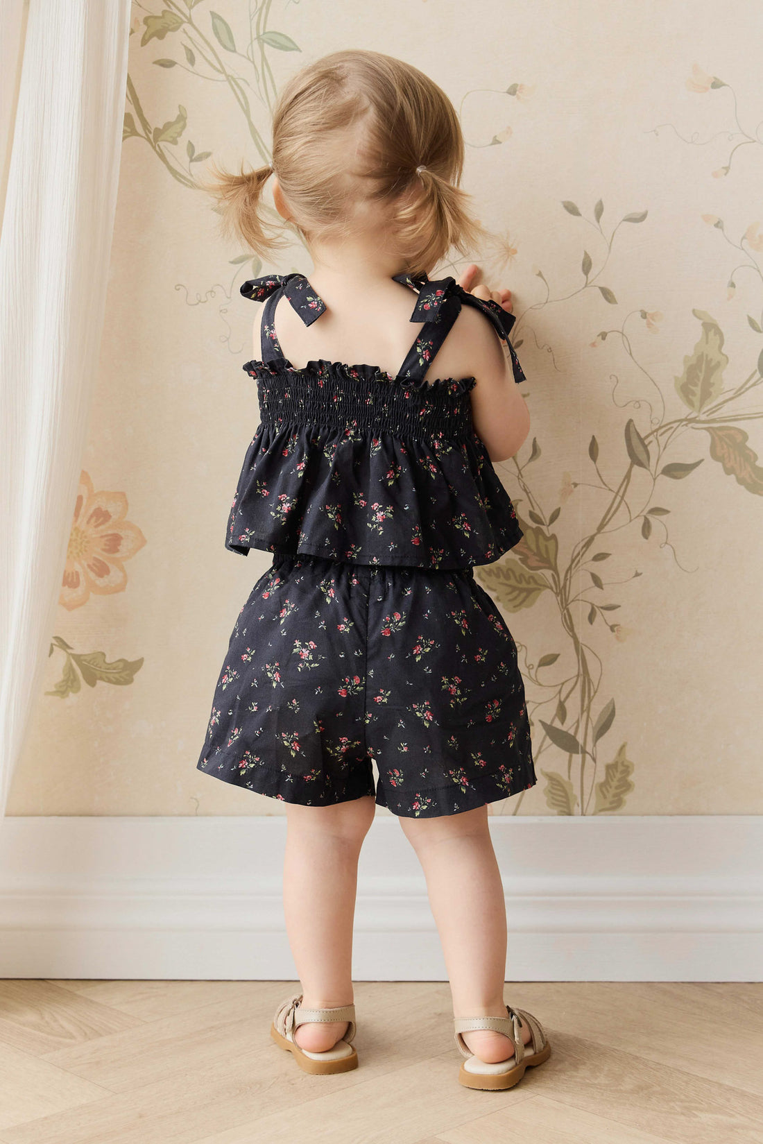 Organic Cotton Odette Top - Bianca Noir Childrens Top from Jamie Kay NZ