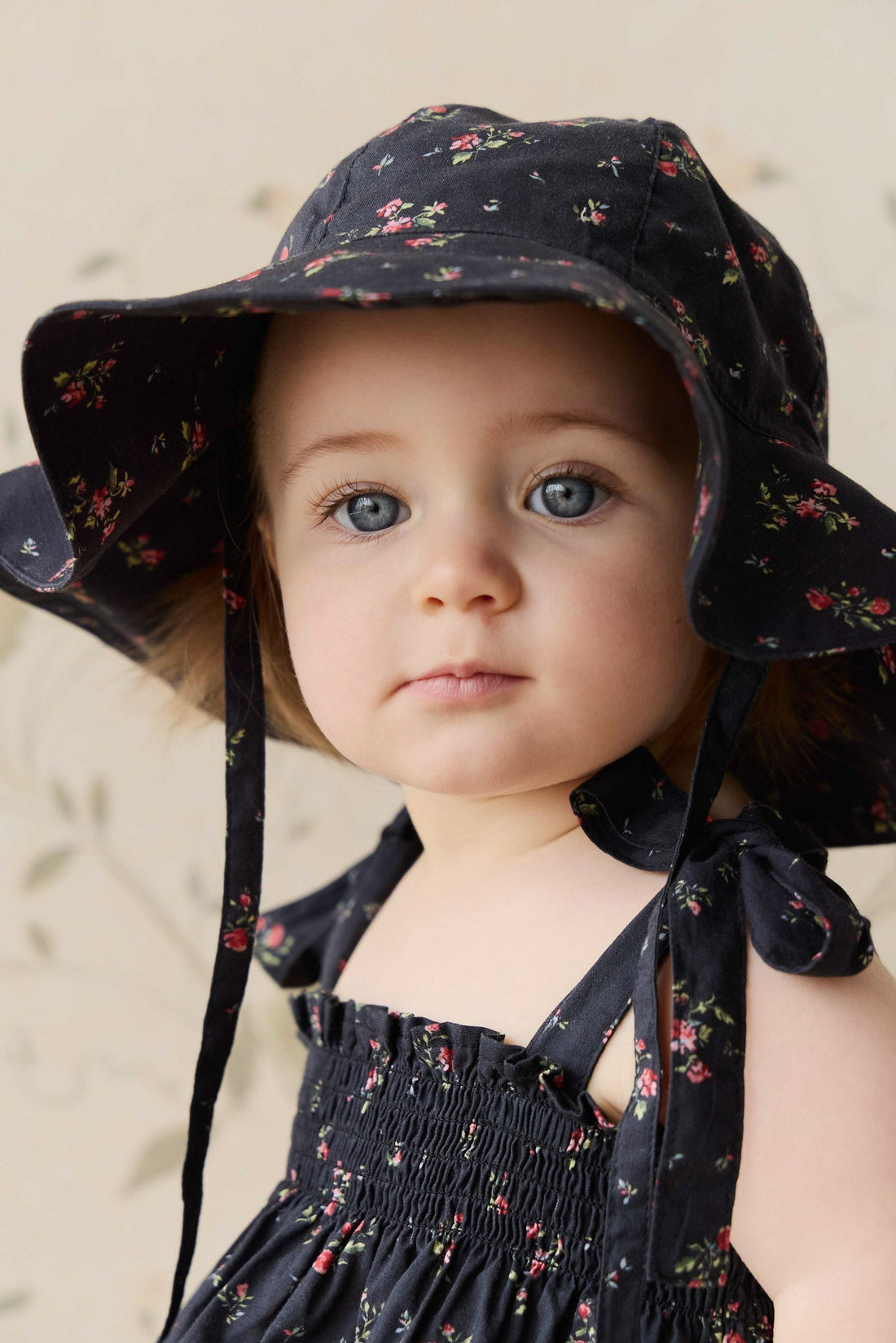Organic Cotton Noelle Hat - Bianca Noir Childrens Hat from Jamie Kay NZ