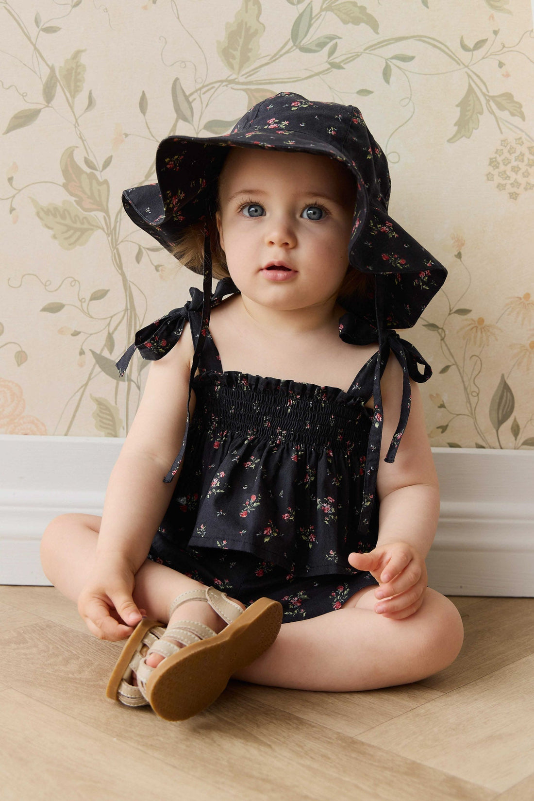 Organic Cotton Odette Top - Bianca Noir Childrens Top from Jamie Kay NZ