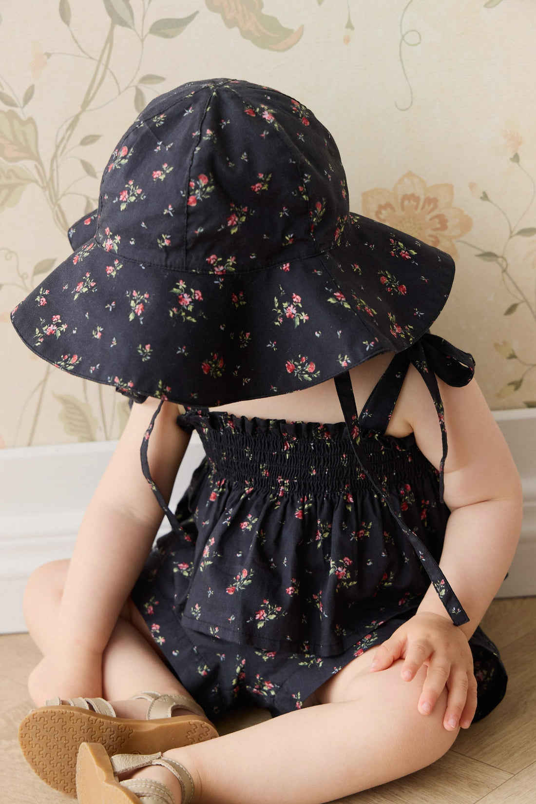 Organic Cotton Noelle Hat - Bianca Noir Childrens Hat from Jamie Kay NZ