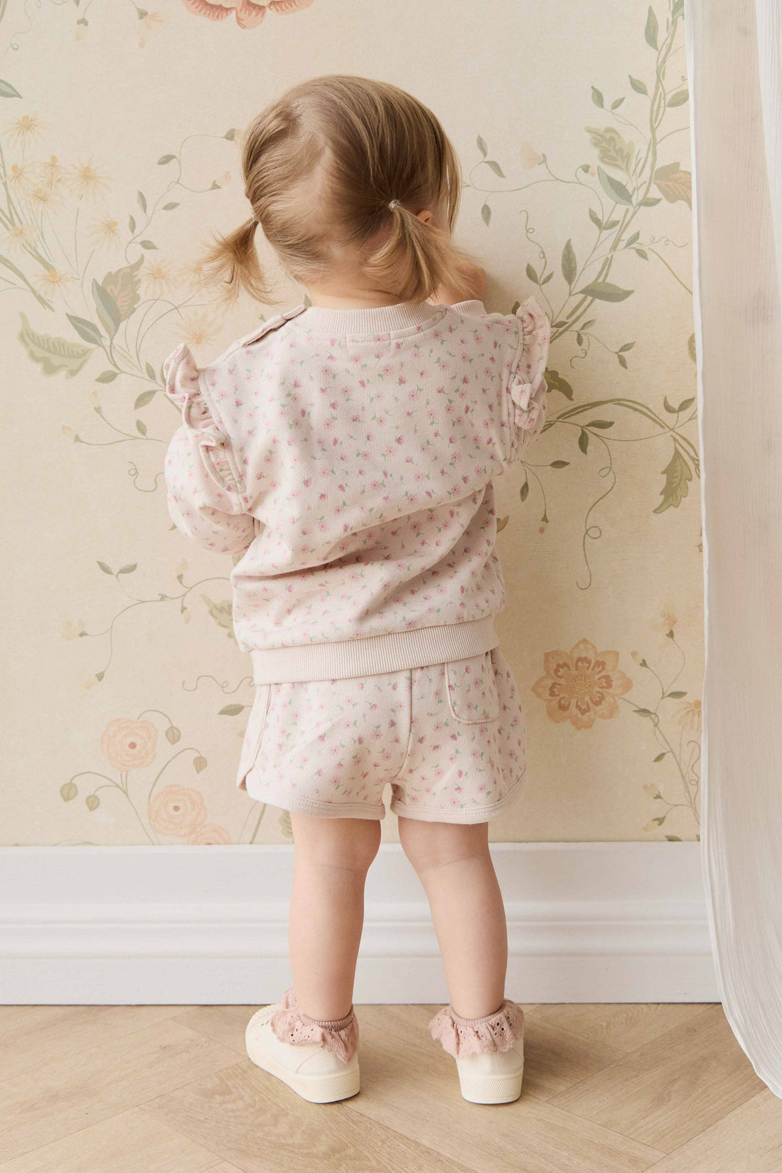 Organic Cotton Monroe Short - Victoria Blush Childrens Short from Jamie Kay NZ