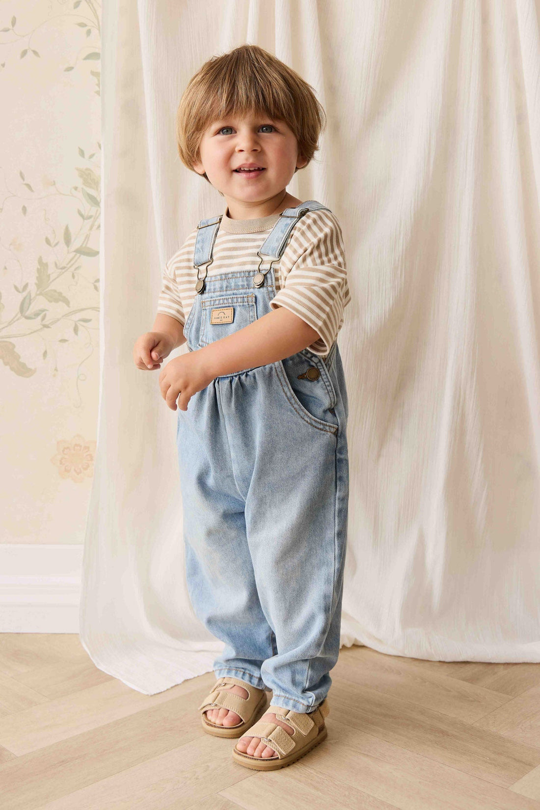 Cecil Overall - Antique Blue Childrens Overall from Jamie Kay NZ