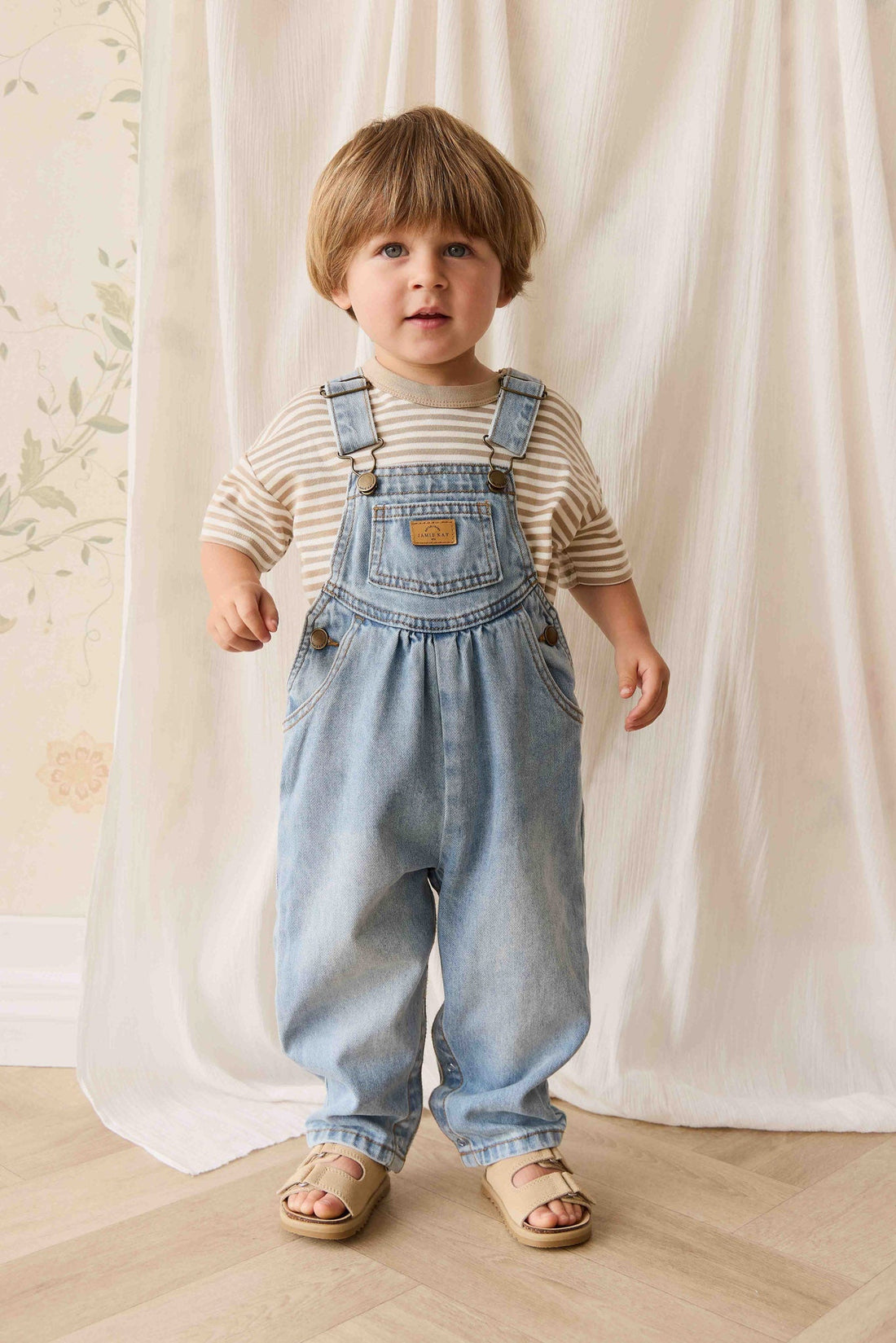 Cecil Overall - Antique Blue Childrens Overall from Jamie Kay NZ