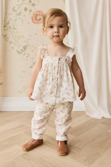 Organic Cotton Haylen Top - Bianca Antique Childrens Top from Jamie Kay NZ