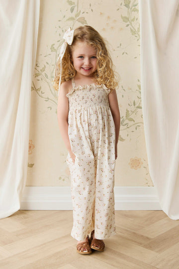 Organic Cotton Arabella Jumpsuit - Bianca Antique Childrens Jumpsuit from Jamie Kay NZ