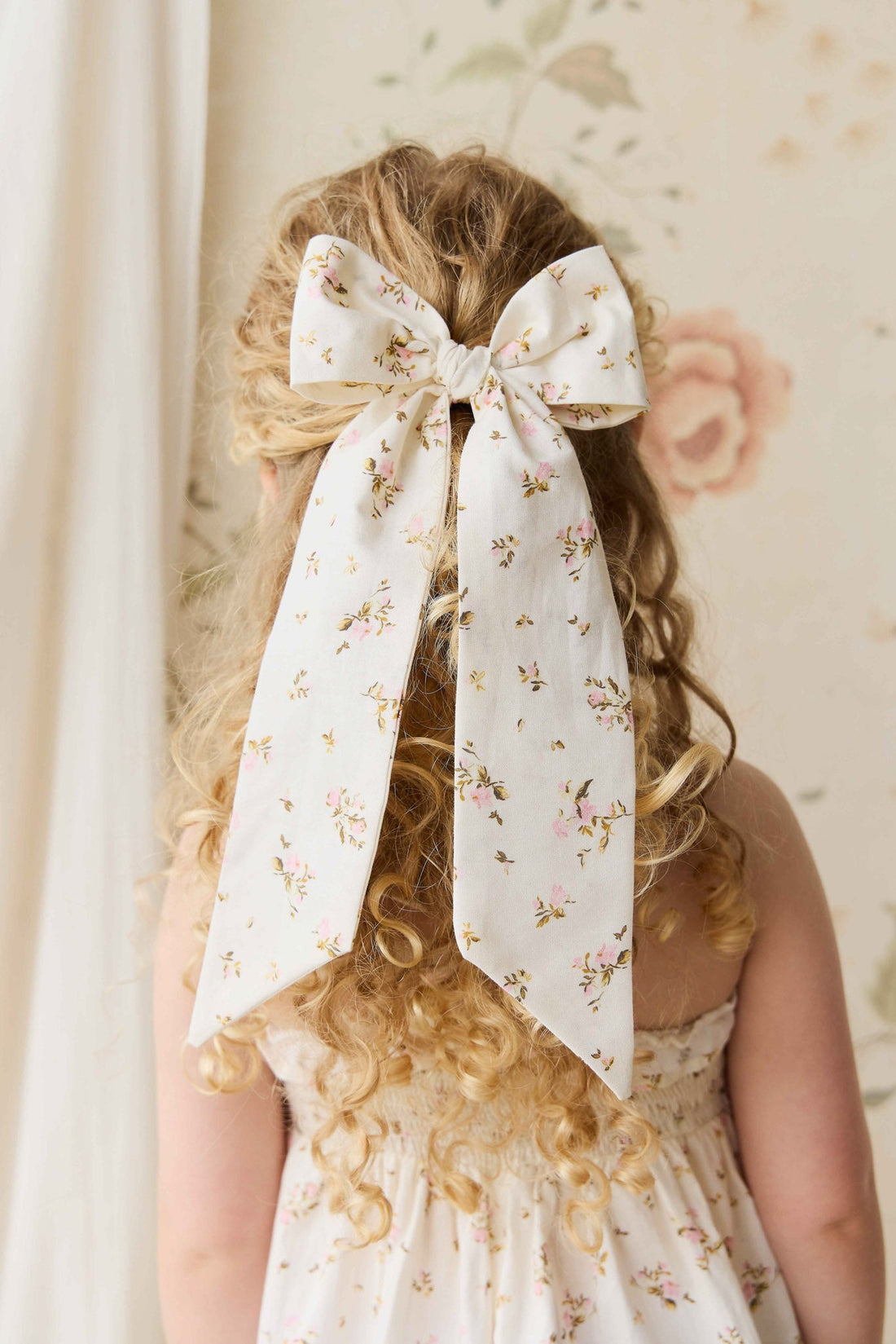 Organic Cotton Alora Bow - Bianca Antique Childrens Bow from Jamie Kay NZ