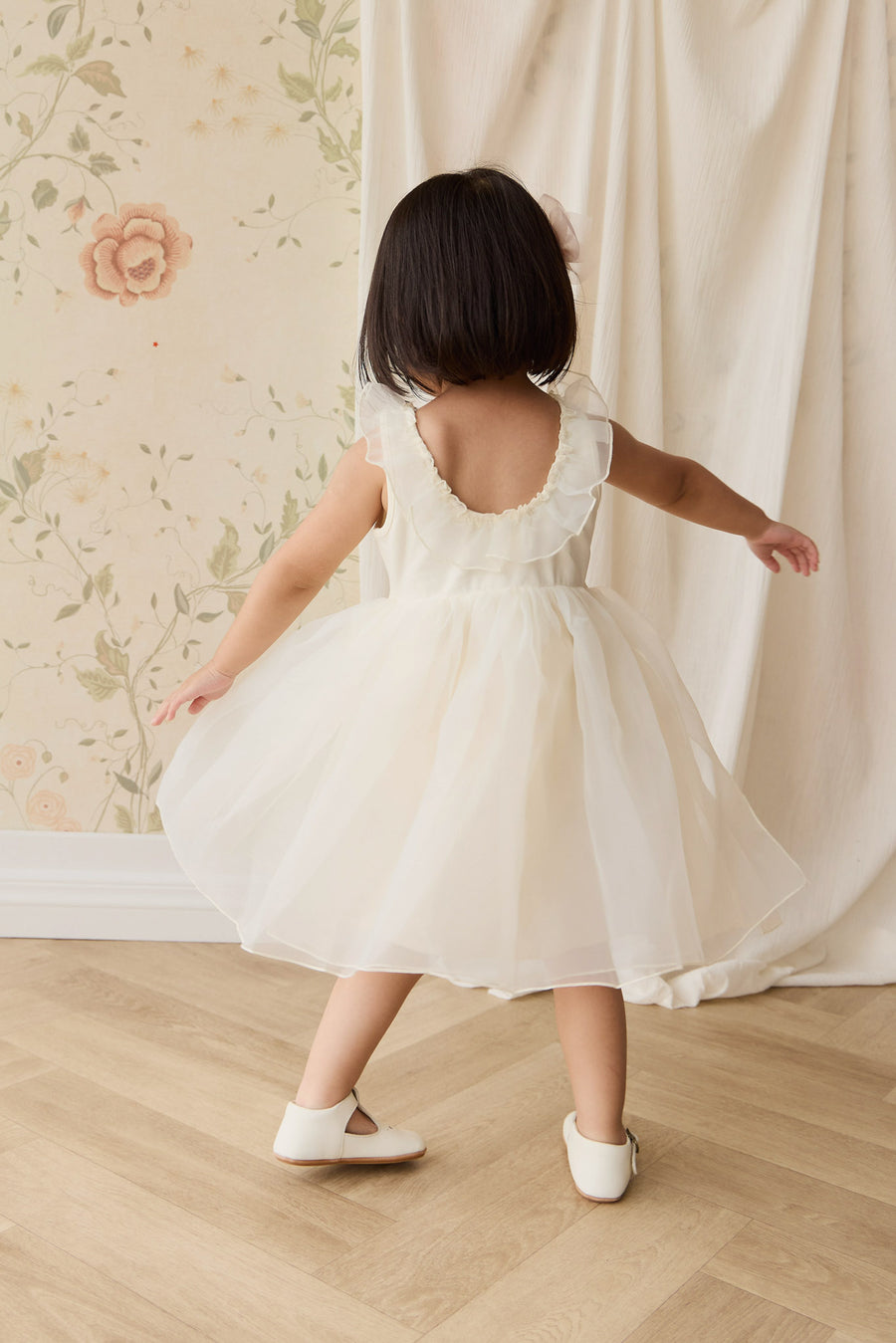 Adalyn Dress - Parchment Childrens Dress from Jamie Kay NZ