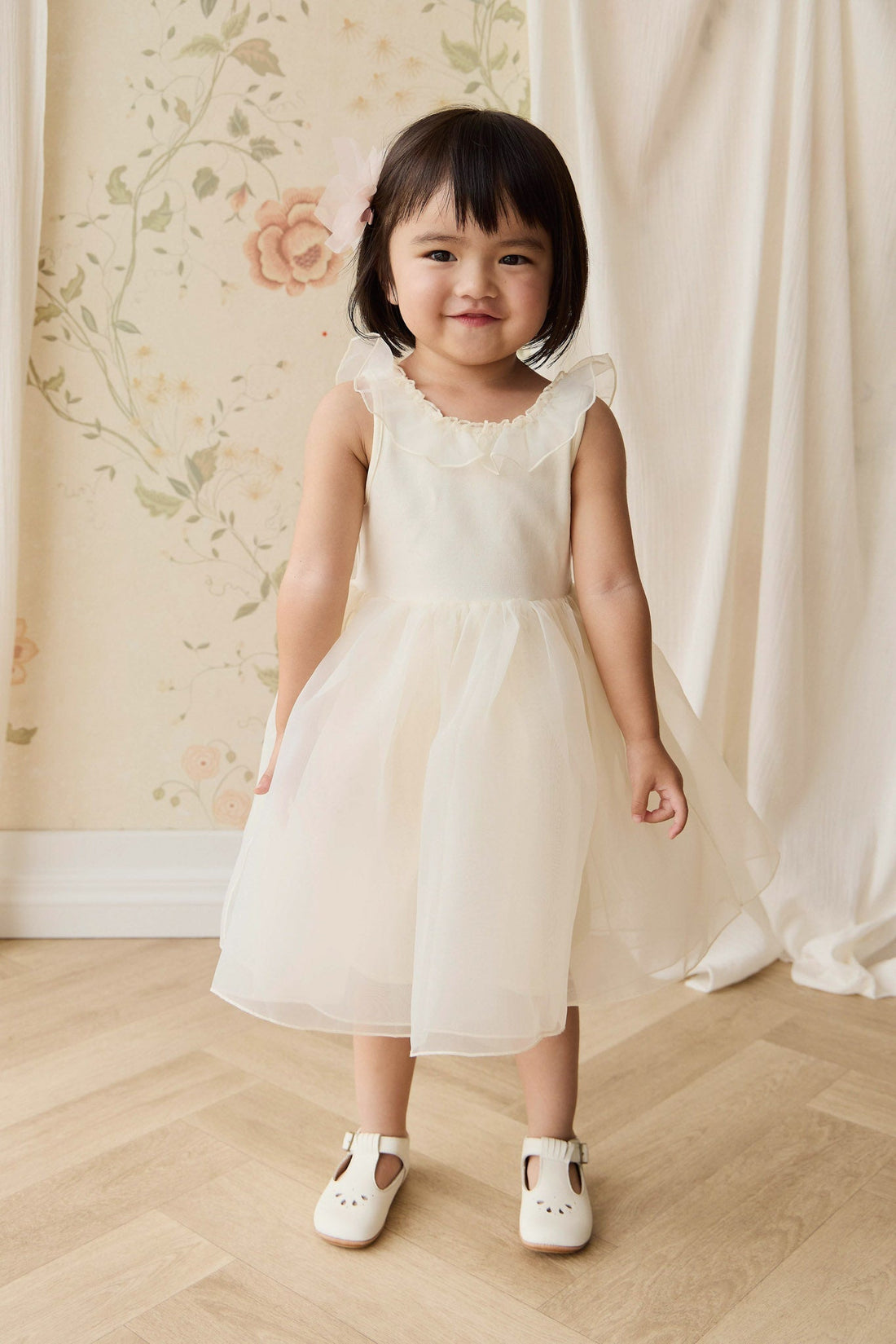 Adalyn Dress - Parchment Childrens Dress from Jamie Kay NZ