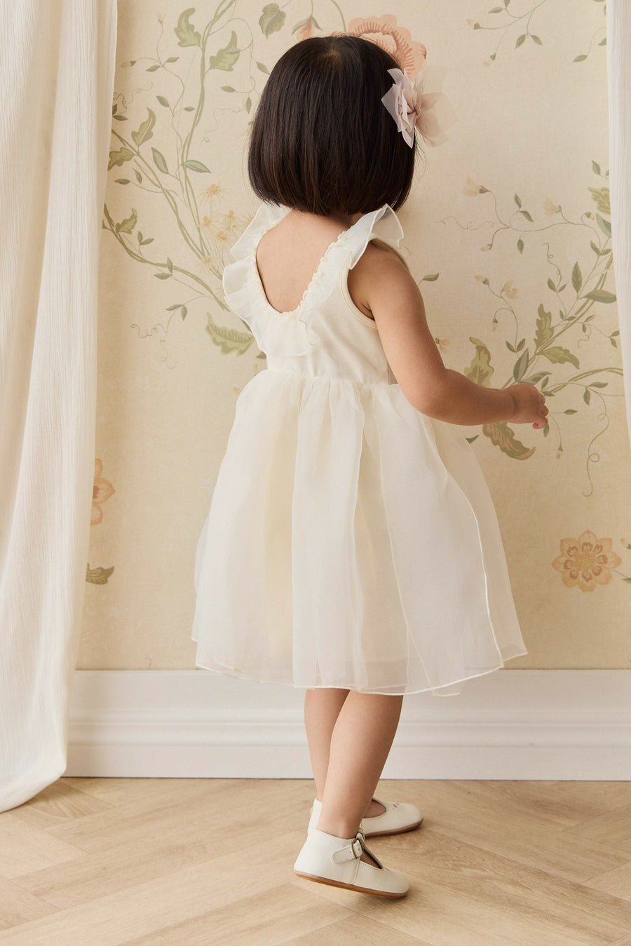 Adalyn Dress - Parchment Childrens Dress from Jamie Kay NZ