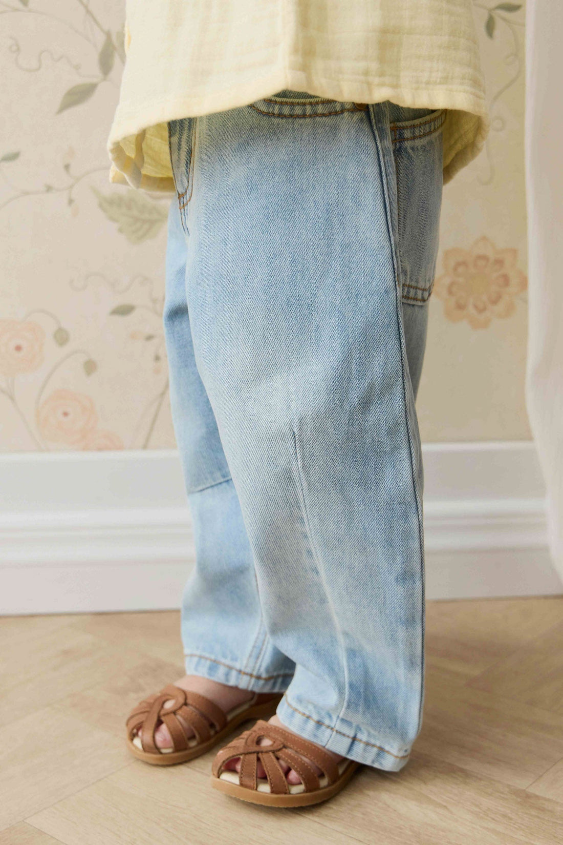 Sierra Pant - Antique Blue Childrens Pant from Jamie Kay NZ