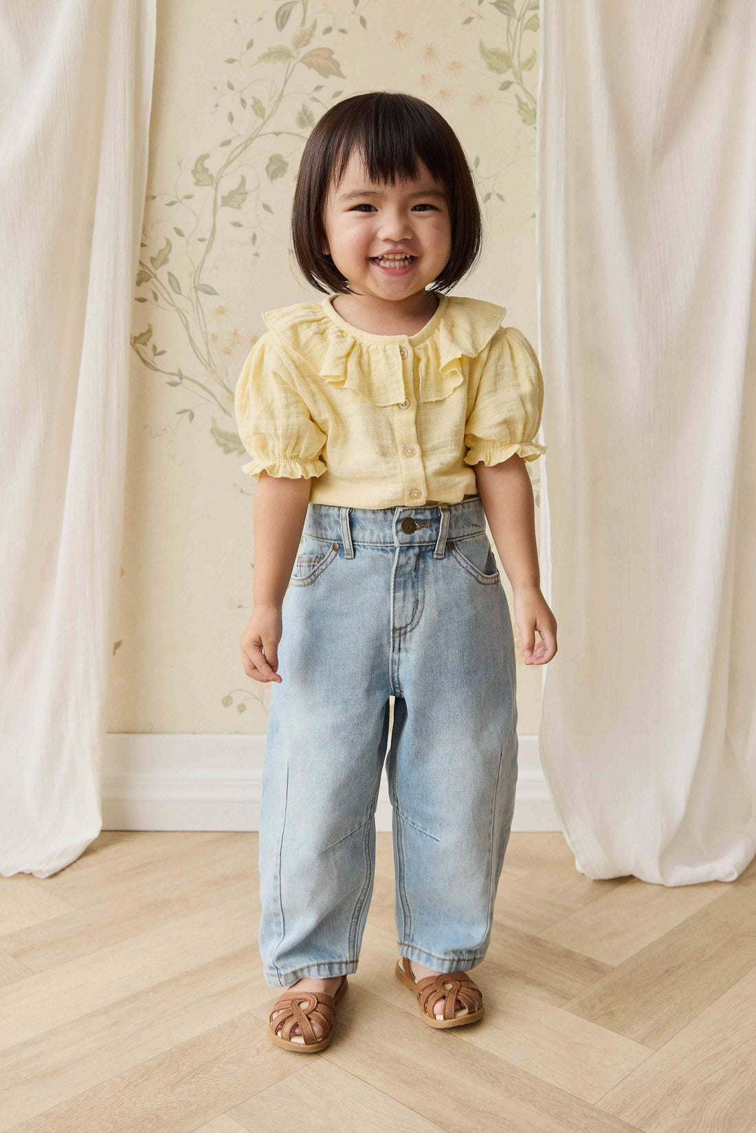 Sierra Pant - Antique Blue Childrens Pant from Jamie Kay NZ