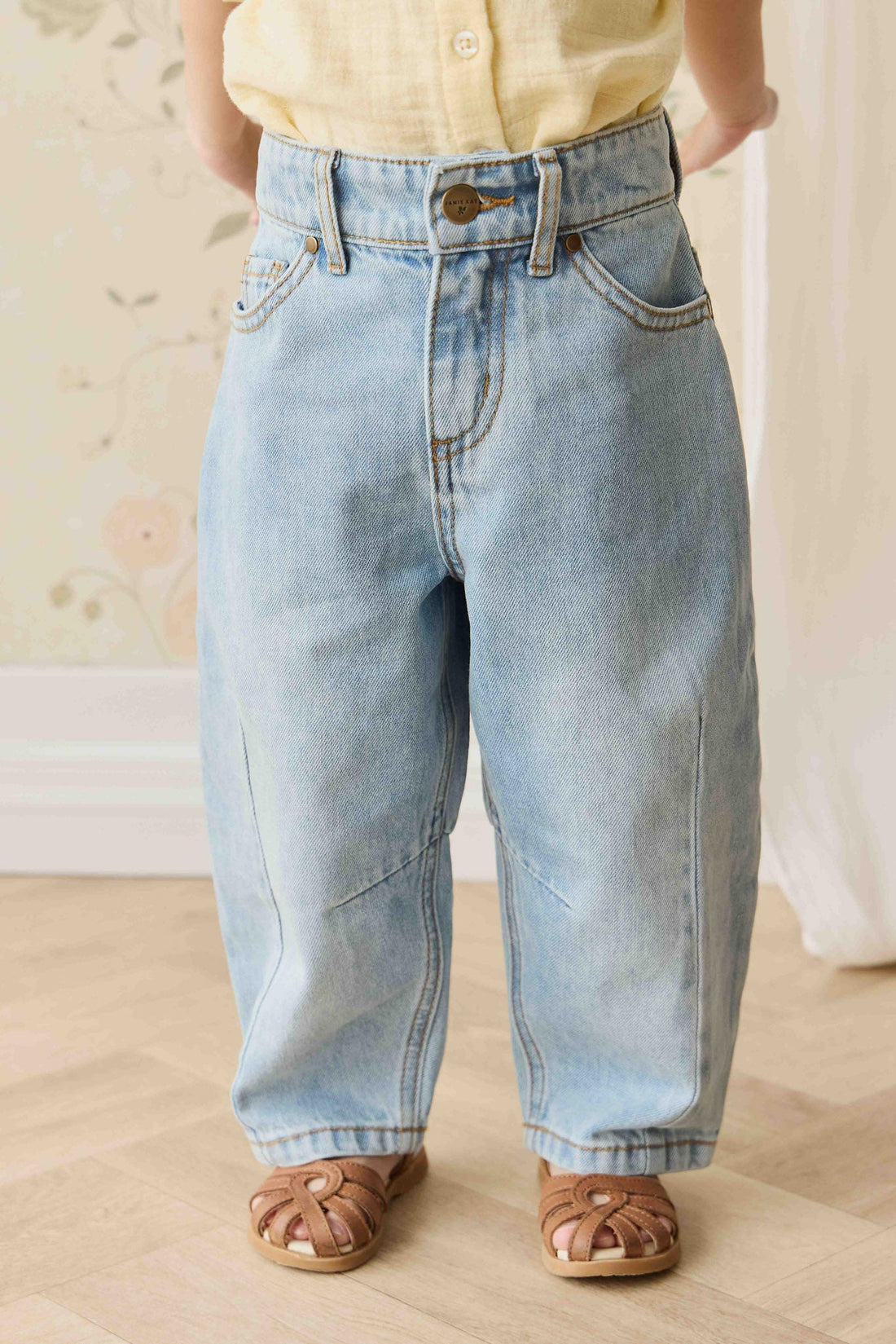Sierra Pant - Antique Blue Childrens Pant from Jamie Kay NZ