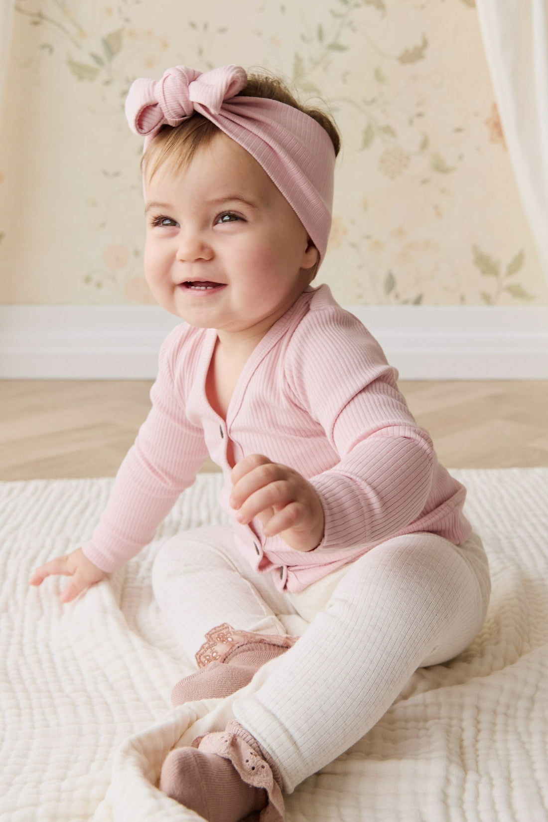 Organic Cotton Modal Cardigan - Trinket Childrens Cardigan from Jamie Kay NZ