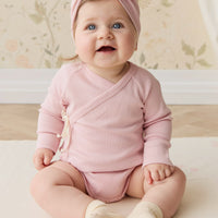 Organic Cotton Modal Marina Long Sleeve Bodysuit - Trinket Childrens Bodysuit from Jamie Kay NZ