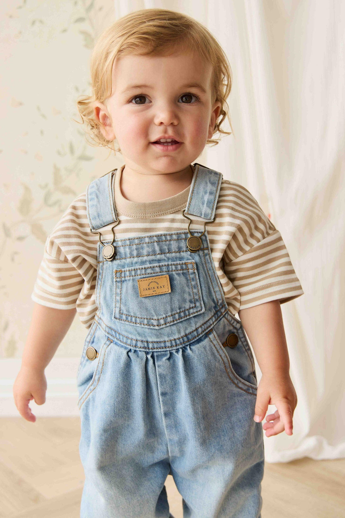 Cecil Overall - Antique Blue Childrens Overall from Jamie Kay NZ