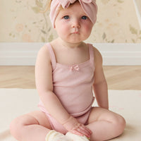 Organic Cotton Modal Singlet Bodysuit - Trinket Childrens Bodysuit from Jamie Kay NZ