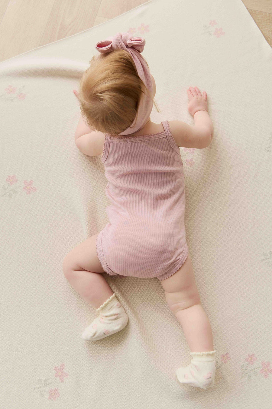 Organic Cotton Modal Singlet Bodysuit - Trinket Childrens Bodysuit from Jamie Kay NZ