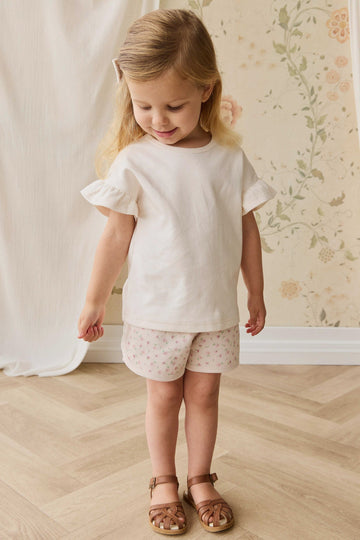 Pima Cotton Antoinette Top - Blushed Rose Childrens Top from Jamie Kay NZ