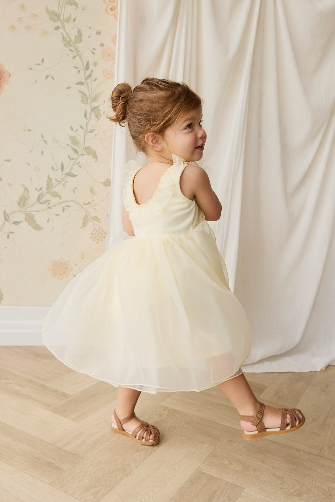 Adalyn Dress - Lemon Childrens Dress from Jamie Kay NZ