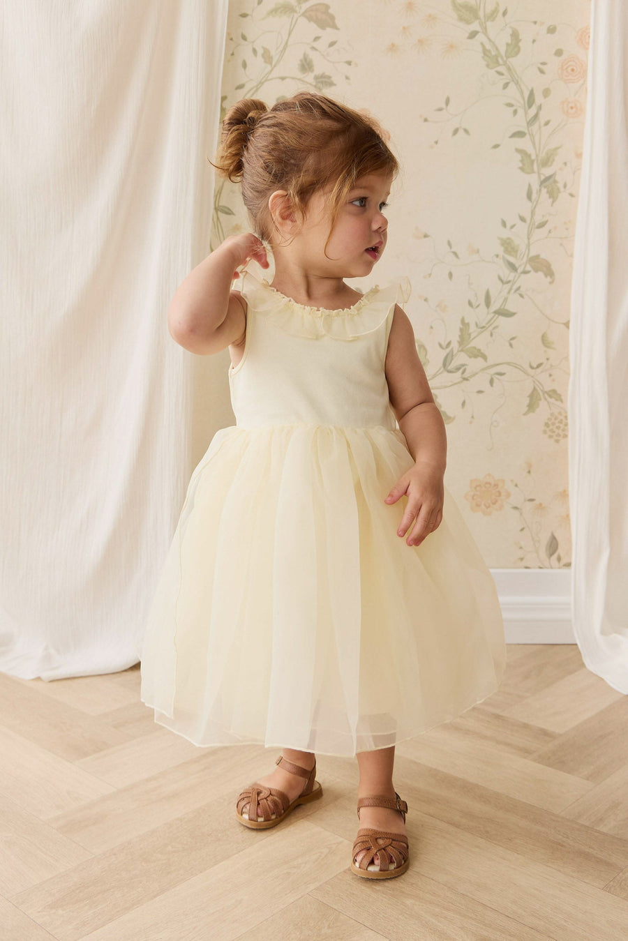 Adalyn Dress - Lemon Childrens Dress from Jamie Kay NZ