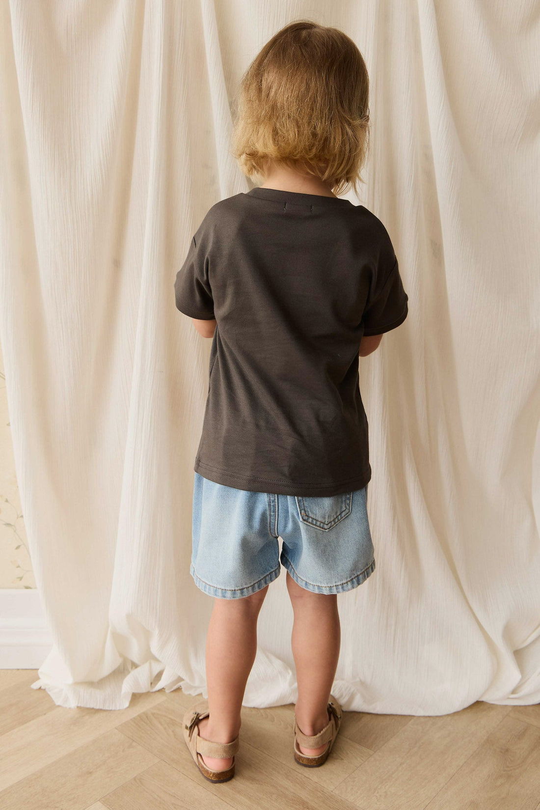 Reid Denim Short - Antique Blue Childrens Short from Jamie Kay NZ