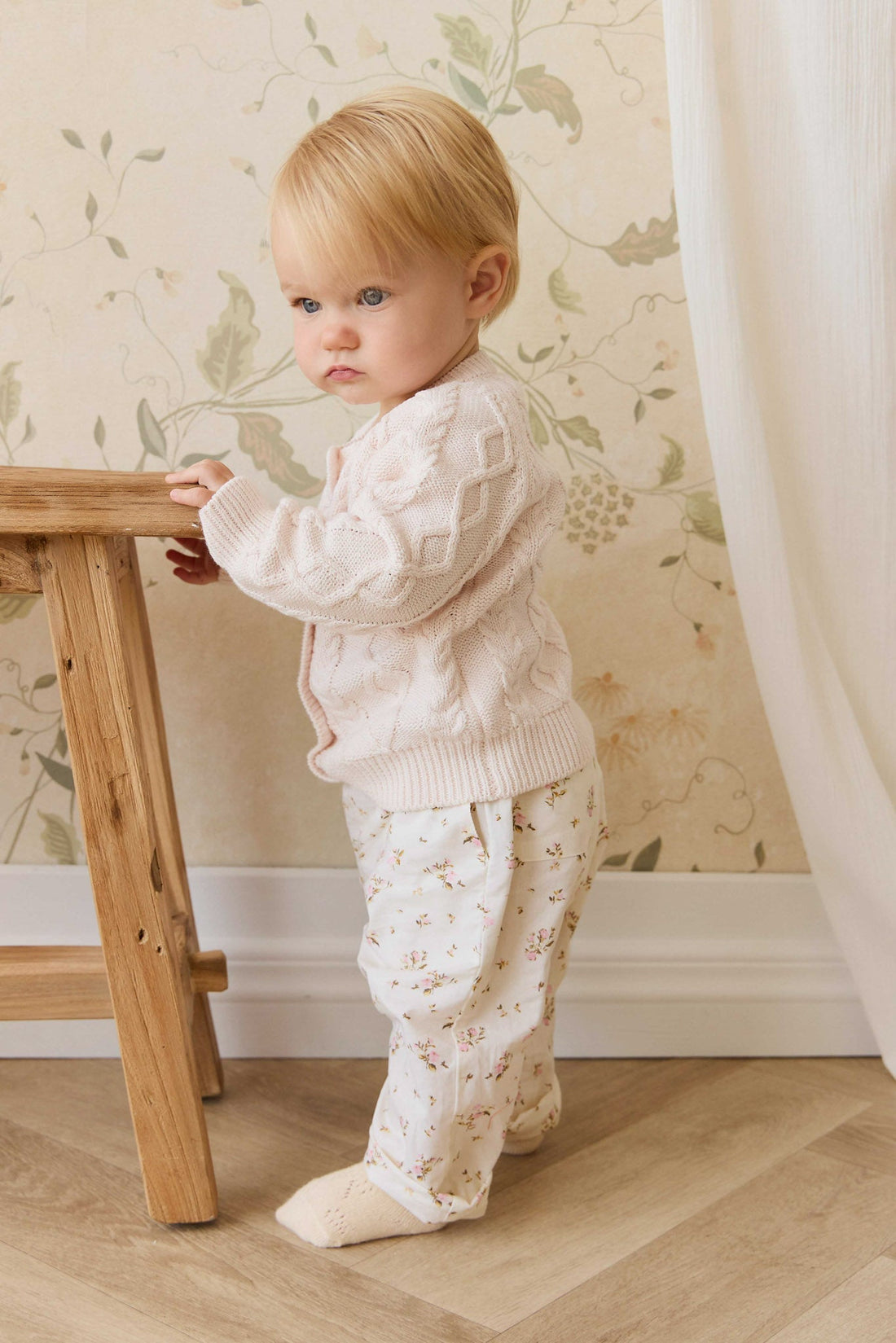 Alexis Cardigan - Cosy Mauve Childrens Cardigan from Jamie Kay NZ