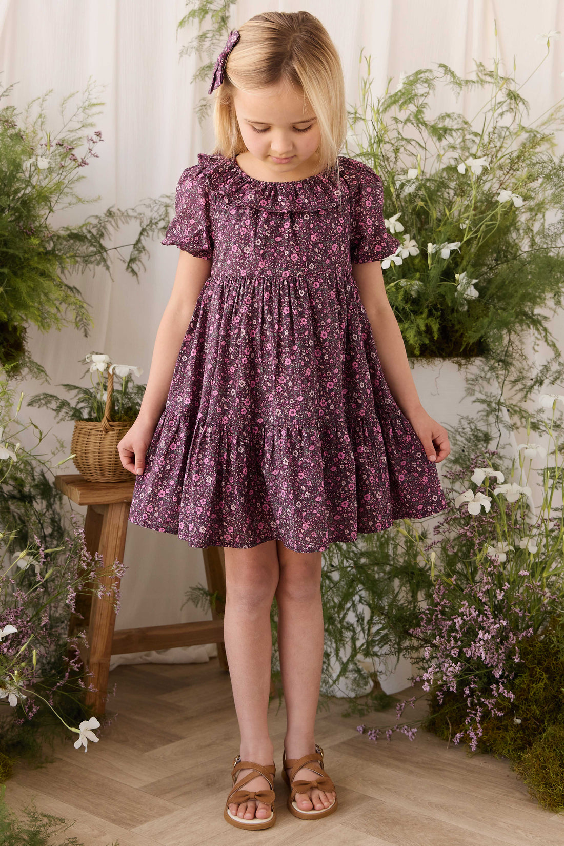 Organic Cotton Acacia Dress - Flora Fig Childrens Dress from Jamie Kay NZ