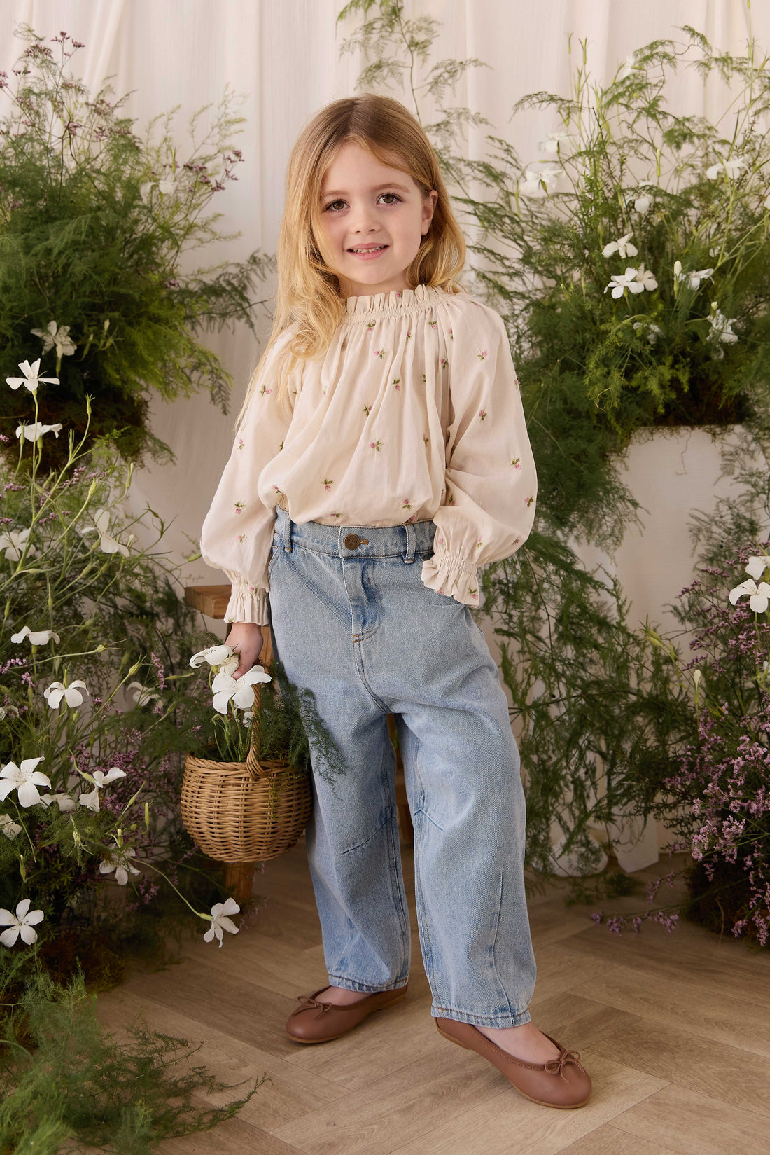 Sierra Pant - Light Wash Childrens Pants from Jamie Kay NZ