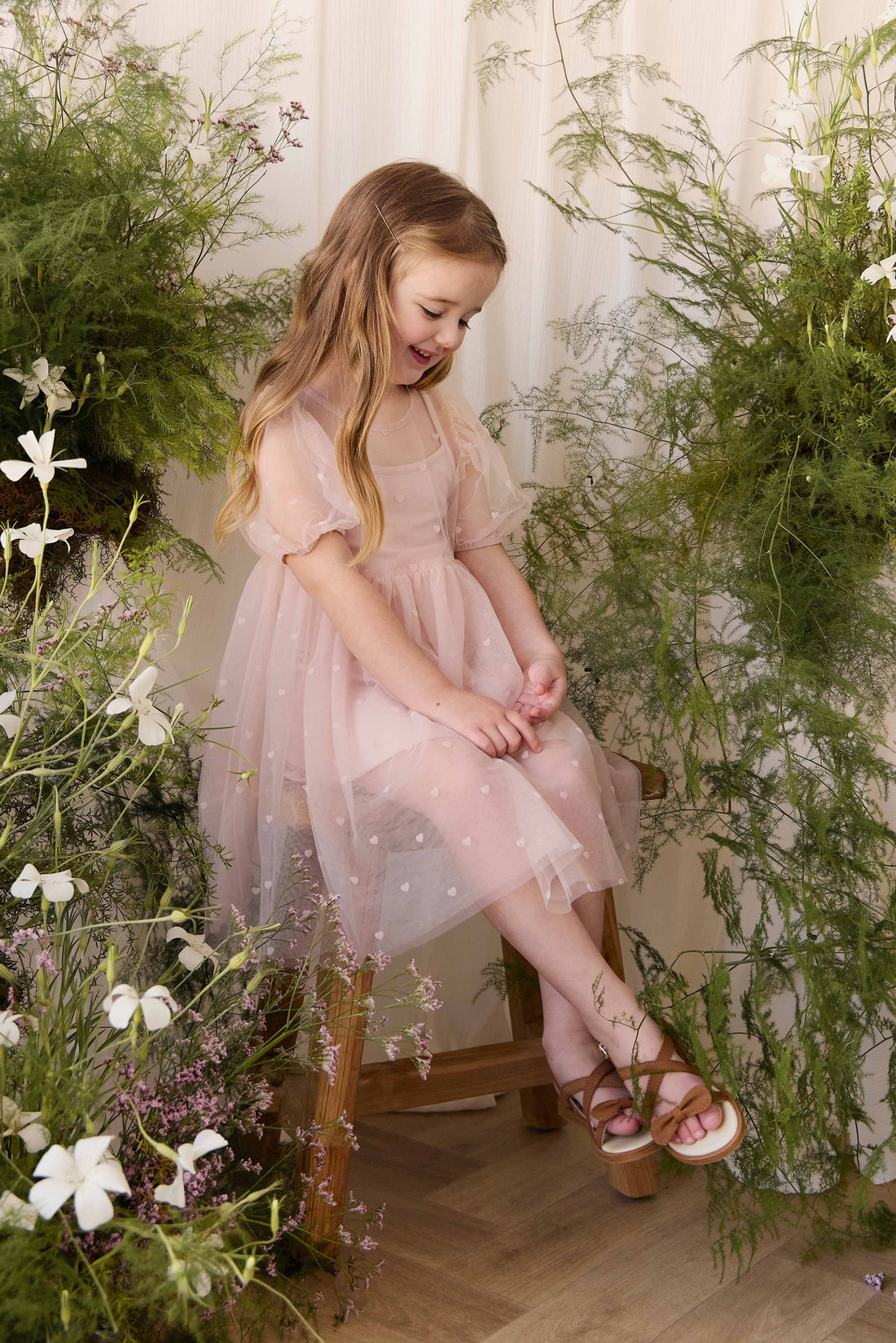 Zoella Tulle Dress - Petite Heart Rosie Childrens Dress from Jamie Kay NZ