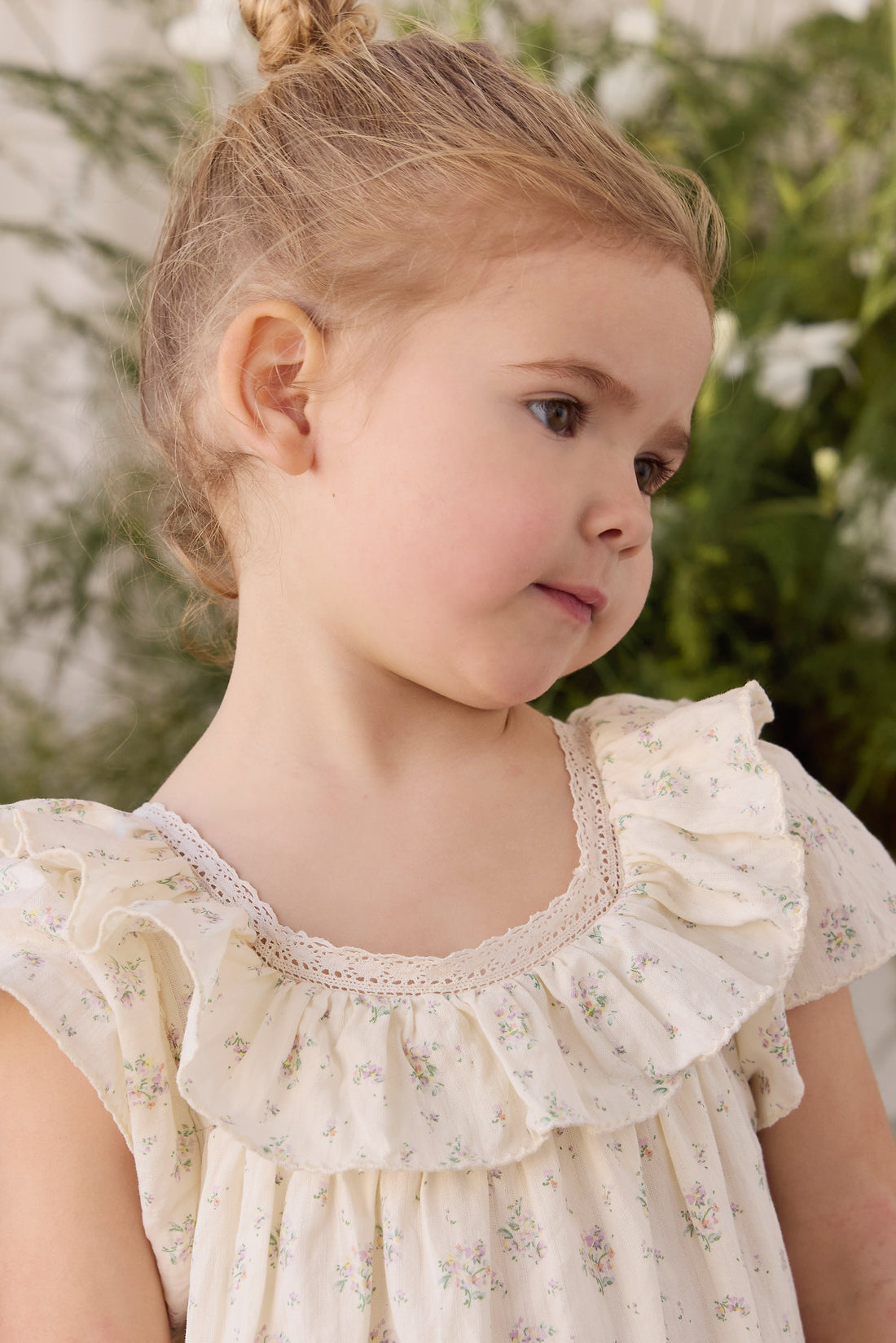 Organic Cotton Cassidy Dress - Justine Orchid Childrens Dress from Jamie Kay NZ