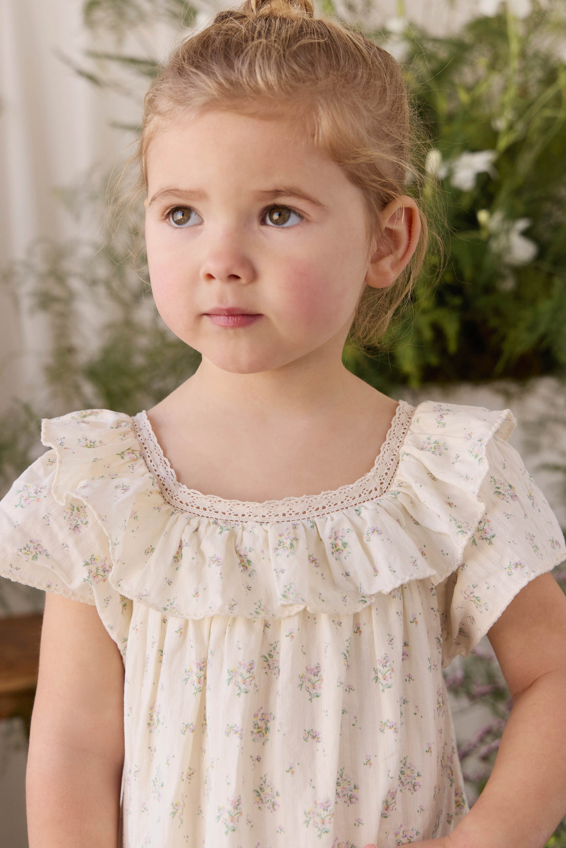 Organic Cotton Cassidy Dress - Justine Orchid Childrens Dress from Jamie Kay NZ
