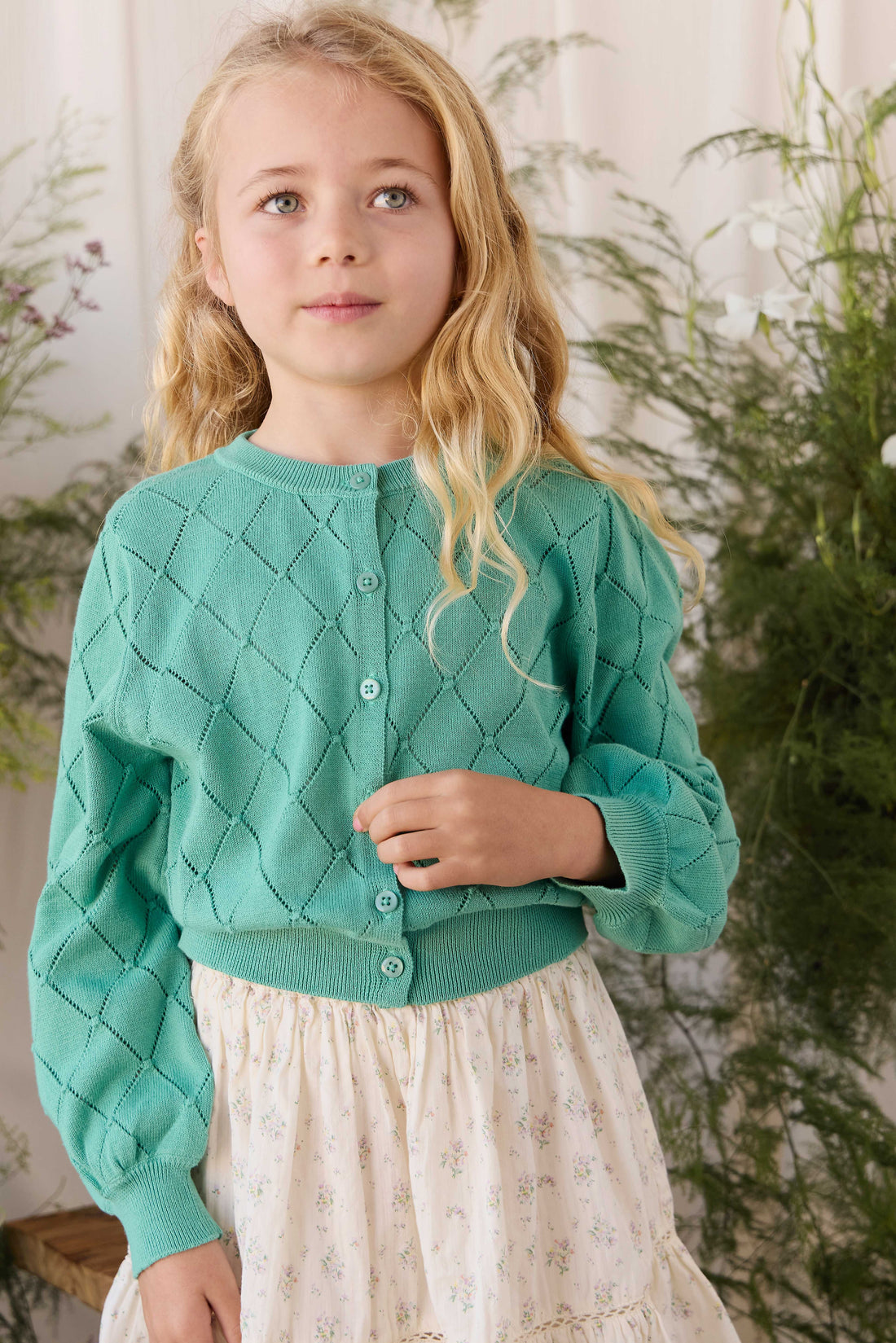 Organic Cotton Miley Skirt - Justine Orchid Childrens Skirt from Jamie Kay NZ