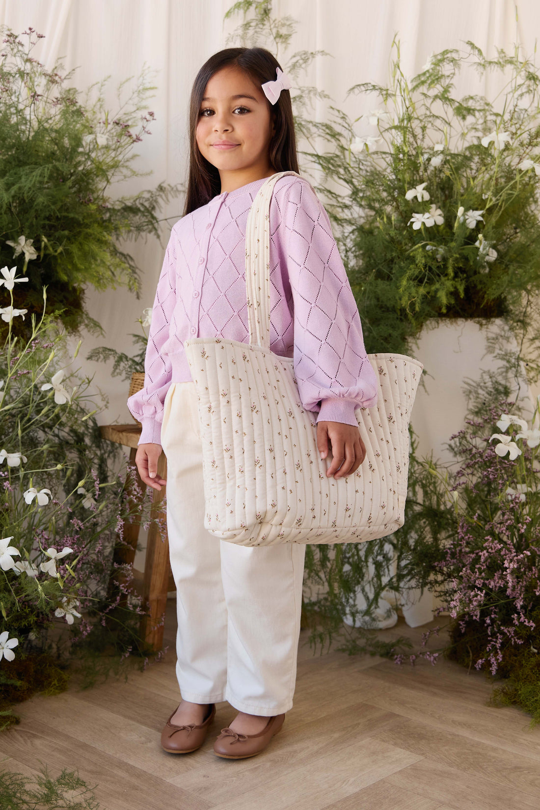 Lilah Cardigan - Orchid Dream Childrens Cardigan from Jamie Kay NZ
