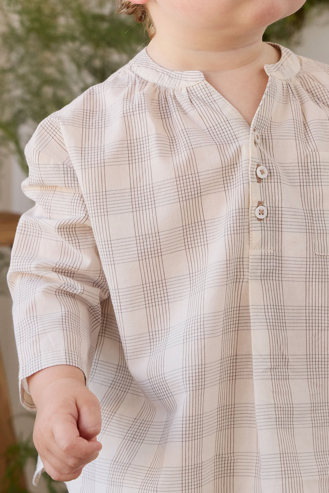 Organic Cotton Kenji Top - Joe Check Natural Childrens Top from Jamie Kay NZ