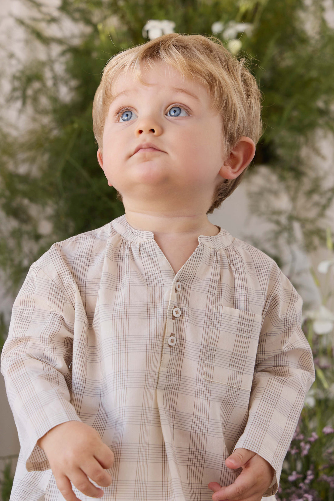 Organic Cotton Kenji Top - Joe Check Natural Childrens Top from Jamie Kay NZ