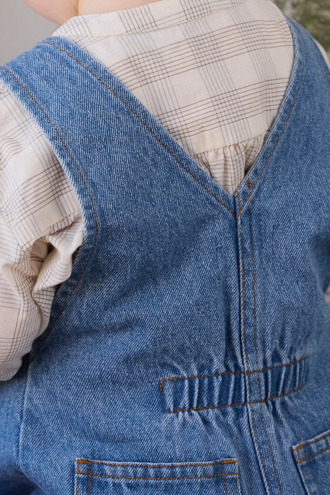 Stefan Denim Playsuit - Heritage Denim Childrens Playsuit from Jamie Kay NZ