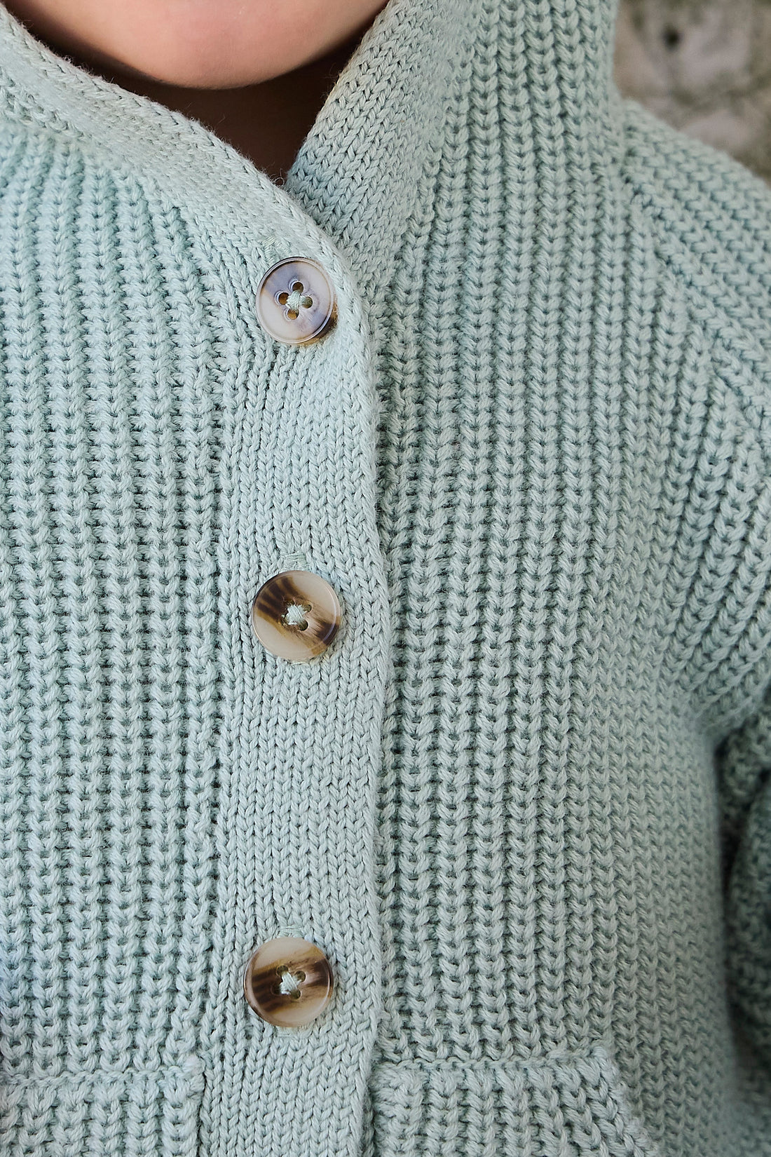 Bear Cardigan - Reef Childrens Cardigan from Jamie Kay NZ