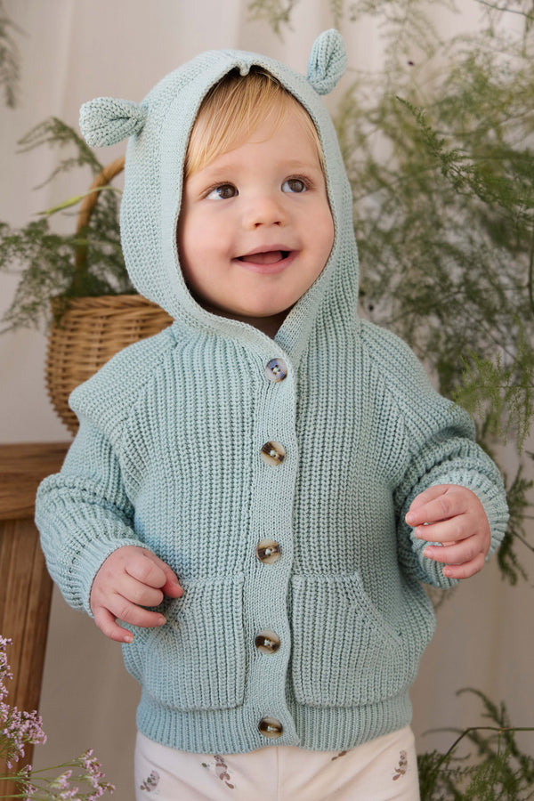 Bear Cardigan - Reef Childrens Cardigan from Jamie Kay NZ