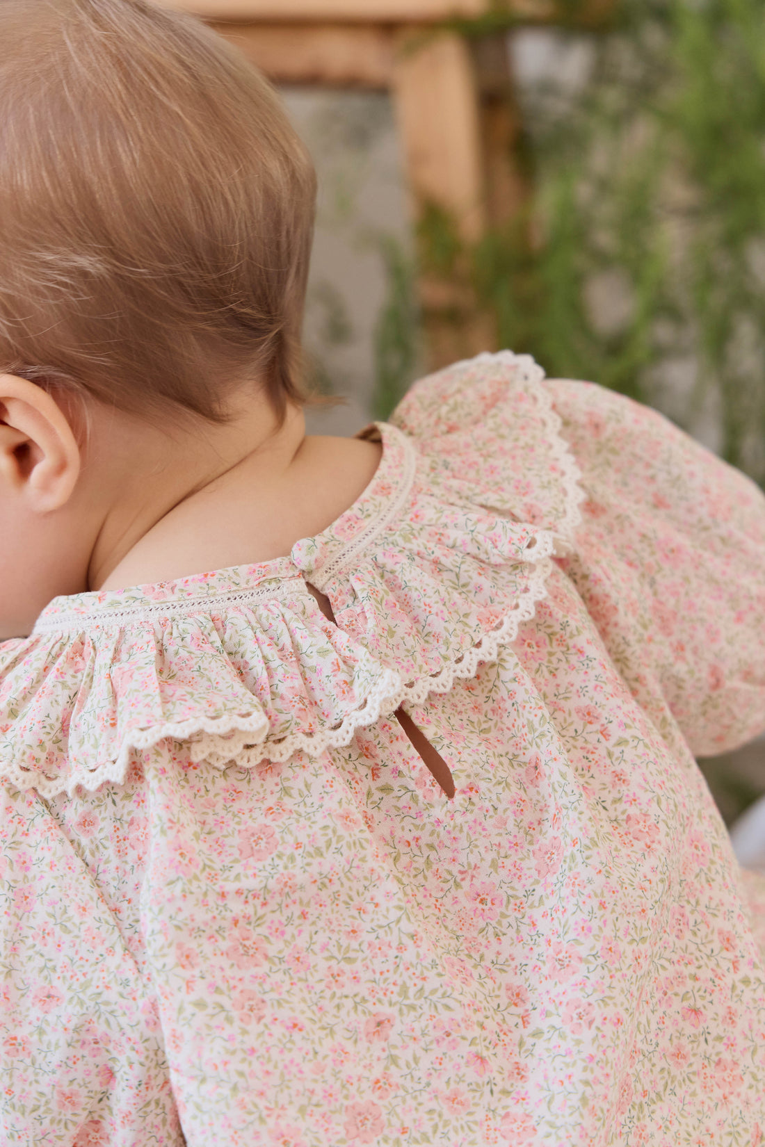 Organic Cotton Misty Top - Flora Pink Childrens Top from Jamie Kay NZ